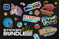 Sticker Mockups Bundle Product Image 1