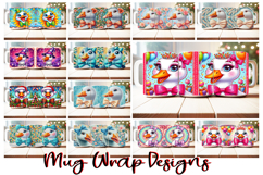 120 Duck Goose Mug Wrap PNG Bundle | 11oz 15oz Sublimation Product Image 7