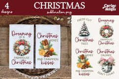 Christmas Kitchen Towel Sublimation Bundle Product Image 2