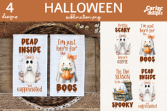 Halloween Sublimation Design, Halloween Towel Sublimation Product Image 2