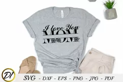 Mothers day SVG. Monogram mom SVG. Mothers day mom. Product Image 3