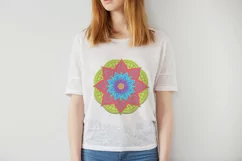 3D Mandala Layered svg Papercut SVG Yoga design t-shirt Product Image 3
