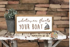 Whatever floats your boat, funny shirt quote Country svg dxf Product Image 2