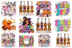 Halloween & Senior 2027 PNG Thanksgiving PNG Product Image 1