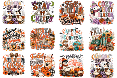 Spooky Fall Halloween PNG Product Image 1