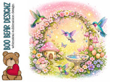 Fairy Garden Clipart Product Image 1