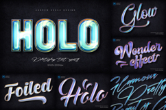 Holographic Text Logo Effects Bundle Product Image 12
