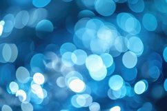 Blue Blurred Glittering Lights Wallpaper Background Product Image 1