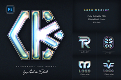 Holographic Text Logo Effects Bundle Product Image 13