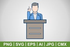 Vector Speech Icon Product Image 1