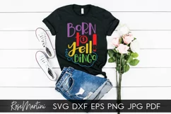 Born To Yell Bingo SVG Bingo game Bingo lover Product Image 5