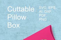 Flowers Easter Eggs Cuttable Pillow Favor Box SVG Template Product Image 3