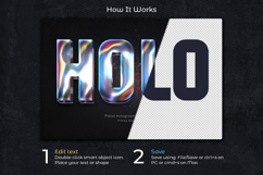 Holographic Text Logo Effects Bundle Product Image 14