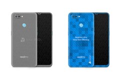 RealMe 2 Pro Vinyl Skin Design Mockup 2018 Product Image 1