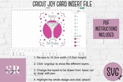 Birthday card insert design| Paper cutting | Cricut Joy svg Product Image 6