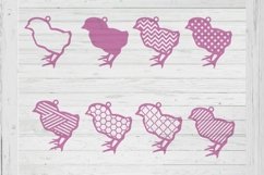 Chicks earrings template svg png dxf ai files Product Image 1