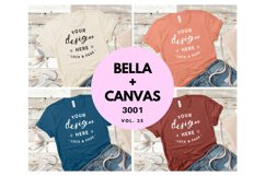 Mockup T-Shirt Bundle Bella Canvas 3001 TShirt Bundle Product Image 1