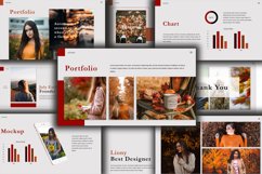 Autumn Stylish Lookbook Keynote Template Product Image 6