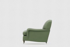 Isometric Arm Chair 3D isolated render Product Image 1
