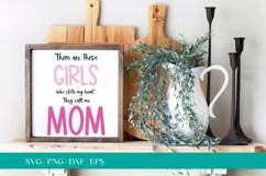 Mother's Day SVG, Mom of Girls SVG, Glowforge SVG, Laser SVG Product Image 1