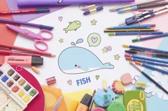 Cute Creatures Vector Set - Free Design of The Week Product Image 4