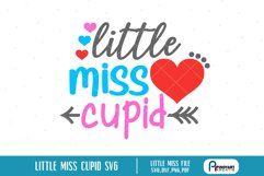 Little Miss Cupid Svg | Cupid Svg | Valentine&#039;s Day Svg Product Image 2