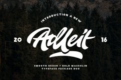 Web Font Adleit Script Product Image 1