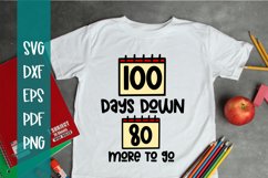 80 more to go / 100 Days of School SVG / School SVG Product Image 1