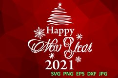 Christmas svg Happy new year 2021 svg Winter svg Product Image 2