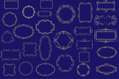 Floral golden frames. Product Image 1