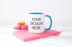 Mug Mockup 11 Oz Blank White Coffee Cup Macarons Product Image 1
