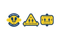 Social Distance Sign Product Image 1