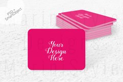 Business Card Mockup PSD with Smart Object, Stock Photo 703 Product Image 4