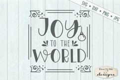 Joy To The World - Christmas - SVG DXF Files Product Image 2