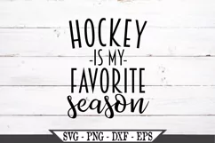 Hockey Is My Favorite Season SVG Product Image 2