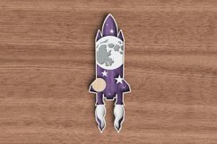 Transportation Laser Cut File - Spaceship Product Image 7