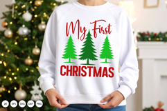 My First Christmas SVG -New Baby Christmas Celebration Product Image 3
