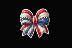 USA. Bow. 4th of July. Sublimation design PNG Product Image 3