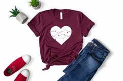Heart SVG / Sublimation & print background PNG, AI, EPS Product Image 2