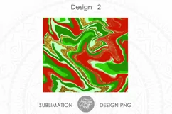 Christmas tumbler, Marble Effect, Sublimation PNG Product Image 4