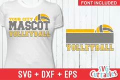 Volleyball SVG | Volleyball Template 0035 | Shirt Design Product Image 1