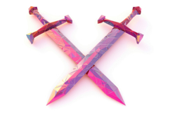 Pink Sword Background Wallpaper Product Image 1