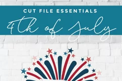 Fourth of july svg - a USA fireworks svg for crafters Product Image 3