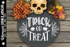 Trick Or Treat-Round Halloween SVG Product Image 1