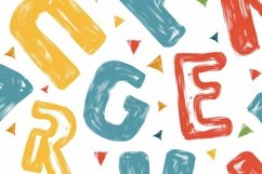 Colorful Letters Background Wallpaper Product Image 1