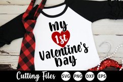 Valentine SVG | Valentines SVG | My 1st Valentines Day Product Image 1