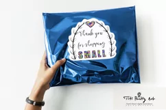 Thank You For Shopping Small Stickers PNG Product Image 2
