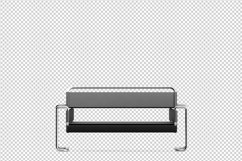 Isometric Arm Chair 3D isolated render Product Image 1
