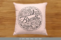 Breathe Papercut SVG Product Image 3