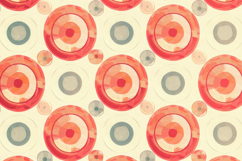 Orange Circles Background Wallpaper Product Image 1